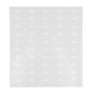Label Tek Plastic Cheers Label - Clear with White Font, Water-Resistant - 2" x 1" - 100 count box