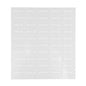 Label Tek Plastic Power Up Label - Clear with White Font, Water-Resistant - 2" x 1" - 100 count box