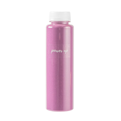 Label Tek Plastic Power Up Label - Clear with White Font, Water-Resistant - 2" x 1" - 100 count box