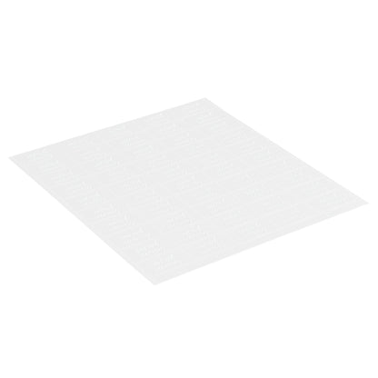 Label Tek Radiant Recovery Label - Clear with White Font, Water-Resistant - 2" x 1" - 100 count box
