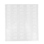 Label Tek Radiant Recovery Label - Clear with White Font, Water-Resistant - 2" x 1" - 100 count box