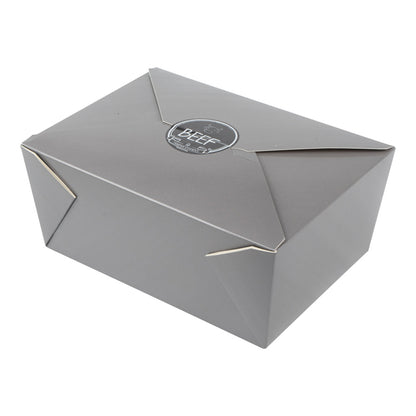 Label Tek Plastic Beef Label - Black with White Font, Tamper-Evident - 2" x 2" - 500 count box