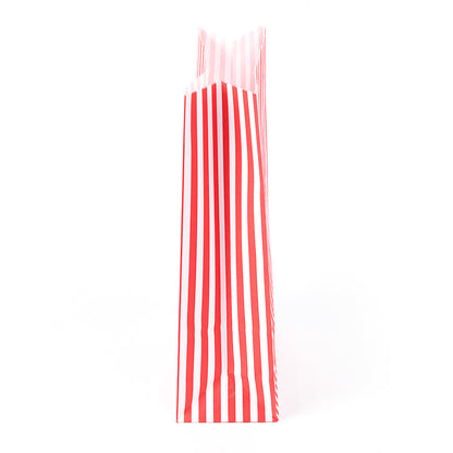 Bag Tek 2 oz Red Paper Popcorn Bag - 5 1/4" x 3" x 10" - 100 count box
