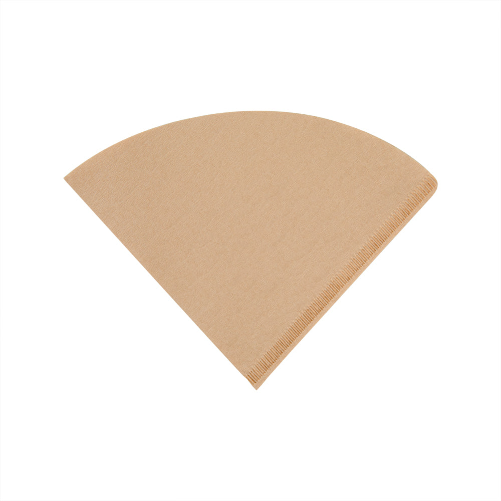 Restpresso Unbleached Paper Cone Coffee Filter - 6 1/4" x 4 1/2" - 100 count box