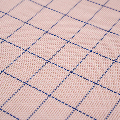 Imperial Rectangle Pink Vinyl Woven Placemat - 16" x 12" - 6 count box