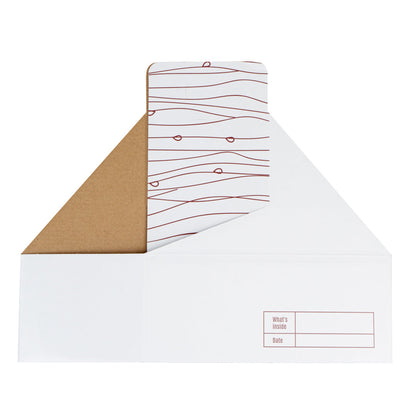 Bio Tek Cater Tek White and Brown Paper Drink Carrier - Holds 2 - 9" x 4 1/2" x 4" - 100 count box