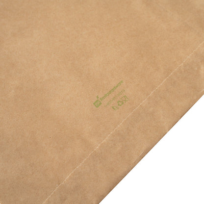 Bag Tek Kraft Paper Sandwich / Snack Bag - Silicone-Coated - 7" x 2" x 9" - 100 count box