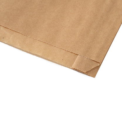 Bag Tek Kraft Paper Sandwich / Snack Bag - Silicone-Coated - 7" x 2" x 9" - 100 count box