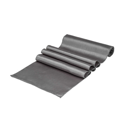 Table Tek Dark Gray Satin Table Runner - 12" x 108" - 10 count box
