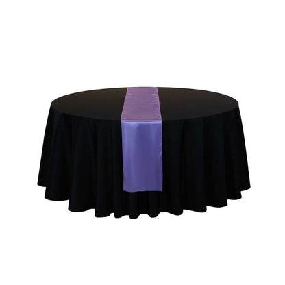 Table Tek Lavender Purple Satin Table Runner - 12" x 108" - 1 count box