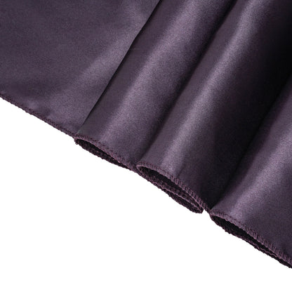 Table Tek Dark Purple Satin Table Runner - 12" x 108" - 10 count box