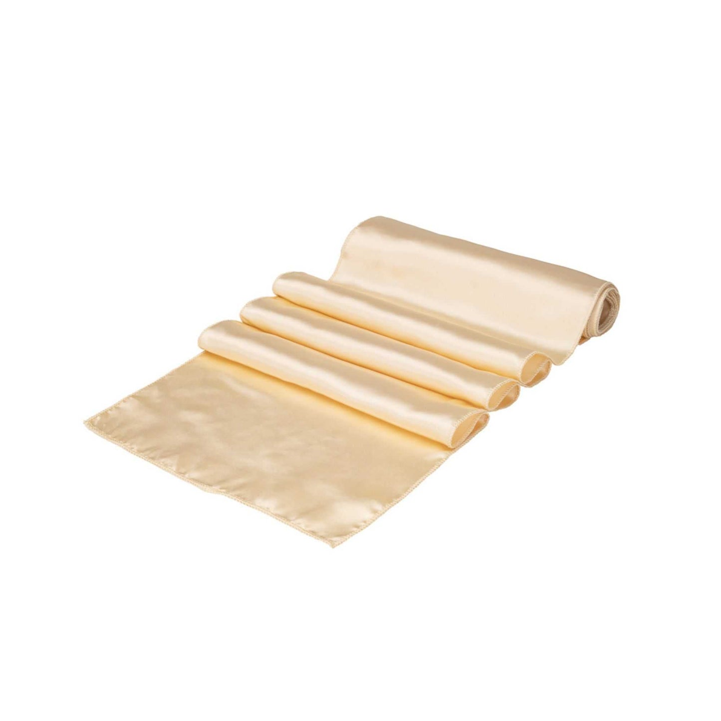 Table Tek Sand Satin Table Runner - 12" x 108" - 10 count box