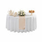 Table Tek Sand Satin Table Runner - 12" x 108" - 10 count box