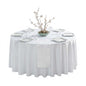 Table Tek White Satin Table Runner - 12" x 108" - 10 count box