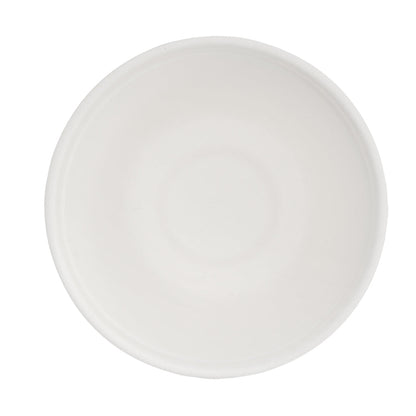 Pulp Tek 5 oz Round White Sugarcane / Bagasse Cup - 3" x 3" x 2" - 100 count box