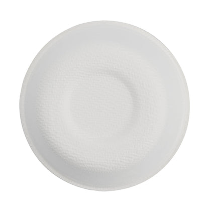 Pulp Tek 5 oz Round White Sugarcane / Bagasse Cup - 3" x 3" x 2" - 100 count box