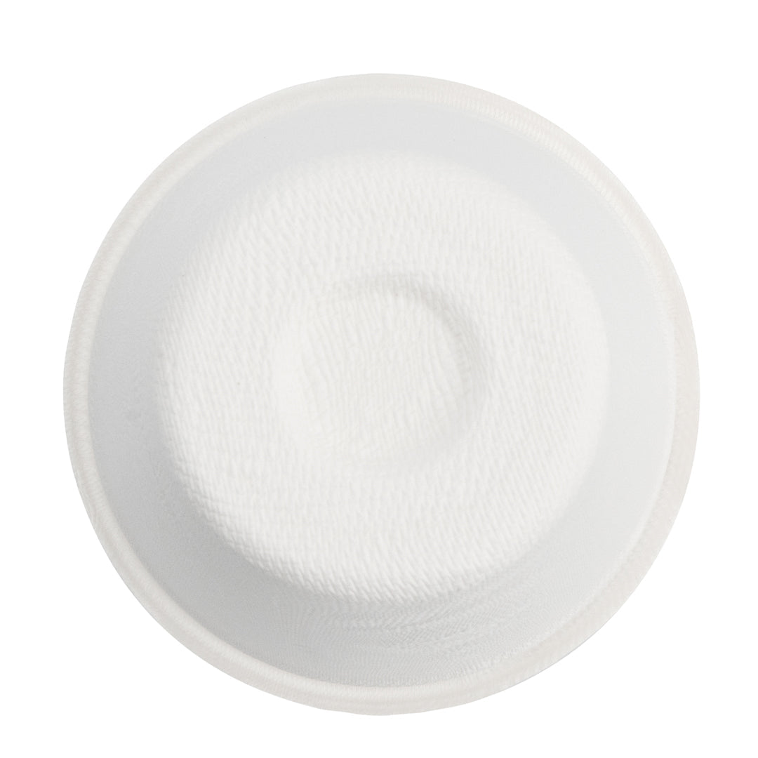 Pulp Tek 8 oz Round White Sugarcane / Bagasse Cup - 3 1/4" x 3 1/4" x 3 1/2" - 100 count box