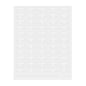 Label Tek Plastic Sweetened Tea Label - Clear with White Font, Water-Resistant - 2" x 1" - 100 count box