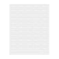Label Tek Plastic Wheatgrass Label - Clear with White Font, Water-Resistant - 2" x 1" - 100 count box