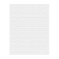 Label Tek Plastic Cold Brew Label - Clear with White Font, Water-Resistant - 2" x 1" - 100 count box