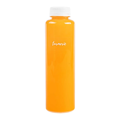 Label Tek Plastic Turmeric Label - Clear with White Font, Water-Resistant - 2" x 1" - 100 count box