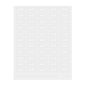 Label Tek Plastic Carrot Label - Clear with White Font, Water-Resistant - 2" x 1" - 100 count box