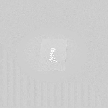 Label Tek Plastic Carrot Label - Clear with White Font, Water-Resistant - 2" x 1" - 100 count box