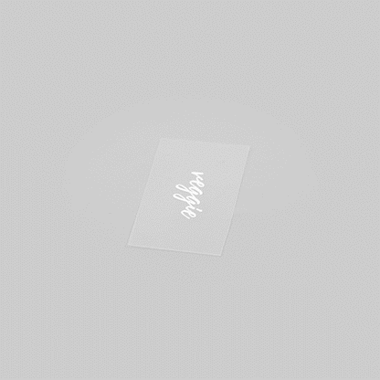 Label Tek Plastic Veggie Label - Clear with White Font, Water-Resistant - 2" x 1" - 100 count box