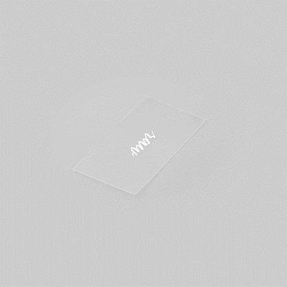 Label Tek Plastic Raw Label - Clear with White Font, Water-Resistant - 2" x 1" - 100 count box
