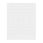 Label Tek Plastic Lemonade Label - Clear with White Font, Water-Resistant - 2" x 1" - 100 count box