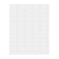 Label Tek Plastic Charcoal Lemonade - Clear with White Font, Water-Resistant - 2" x 1" - 100 count box