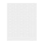 Label Tek Plastic Enjoy Label - Clear with White Font, Water-Resistant - 2" x 1" - 100 count box
