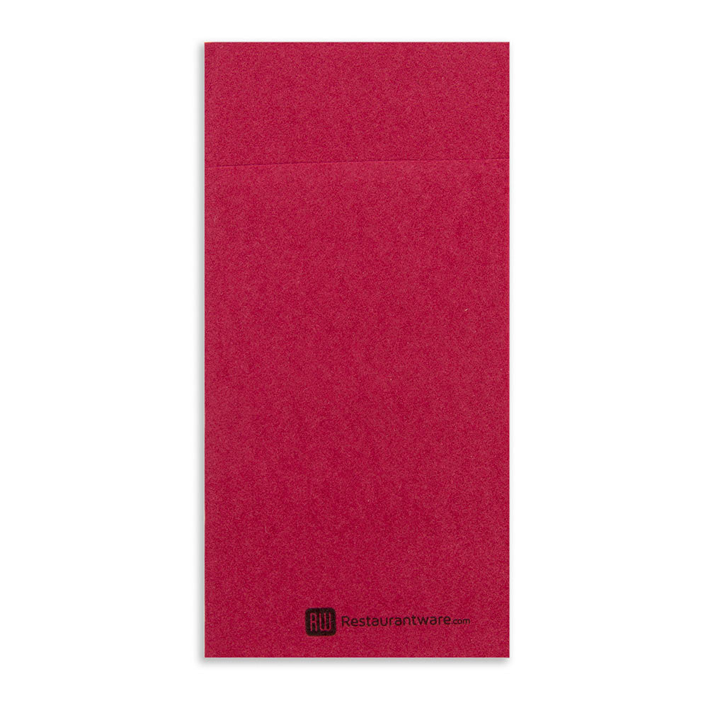 Luxenap Burgundy Paper Napkin - Air Laid, Kangaroo - 15 3/4" x 15 3/4" - 40 count box