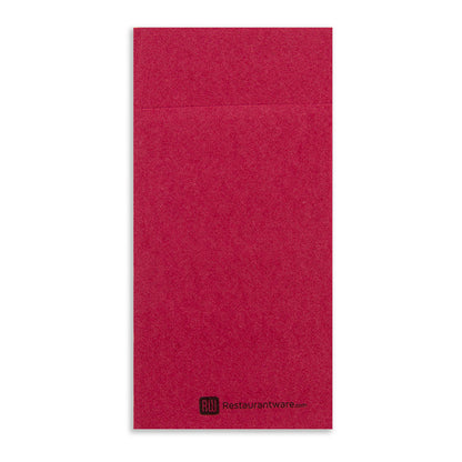Luxenap Burgundy Paper Napkin - Air Laid, Kangaroo - 15 3/4" x 15 3/4" - 40 count box
