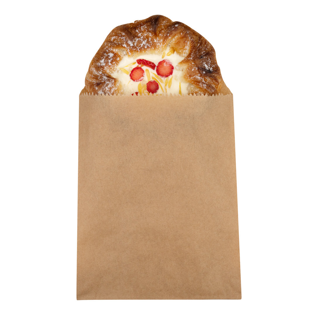 Bag Tek Kraft Paper Bag - 7" x 5" - 25 count box