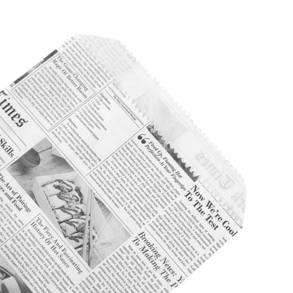 Bag Tek Newsprint Paper Bag - 7" x 5" - 25 count box
