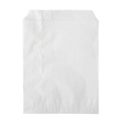 Bag Tek White Paper Bag - 7" x 5" - 25 count box