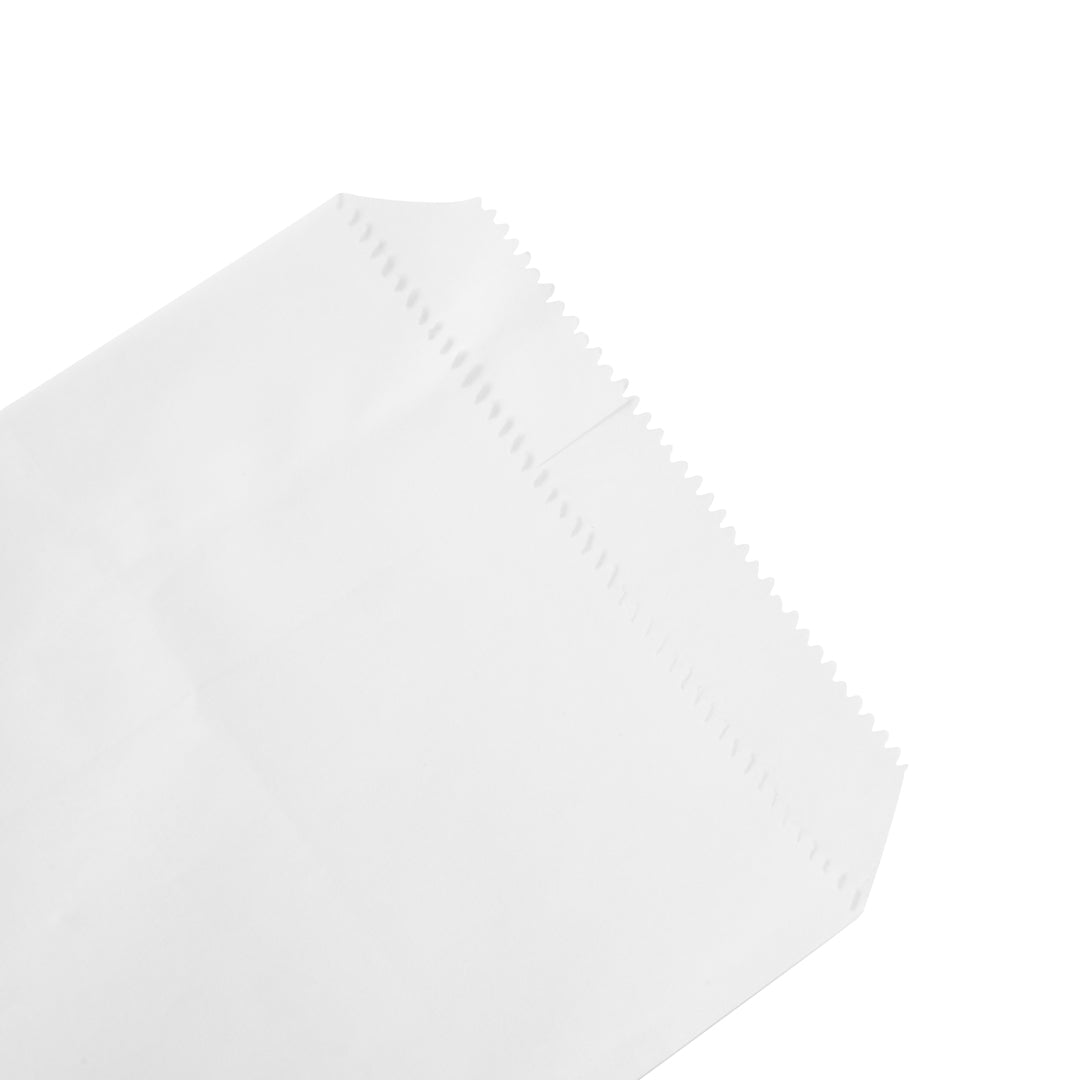 Bag Tek White Paper Bag - 7" x 5" - 25 count box