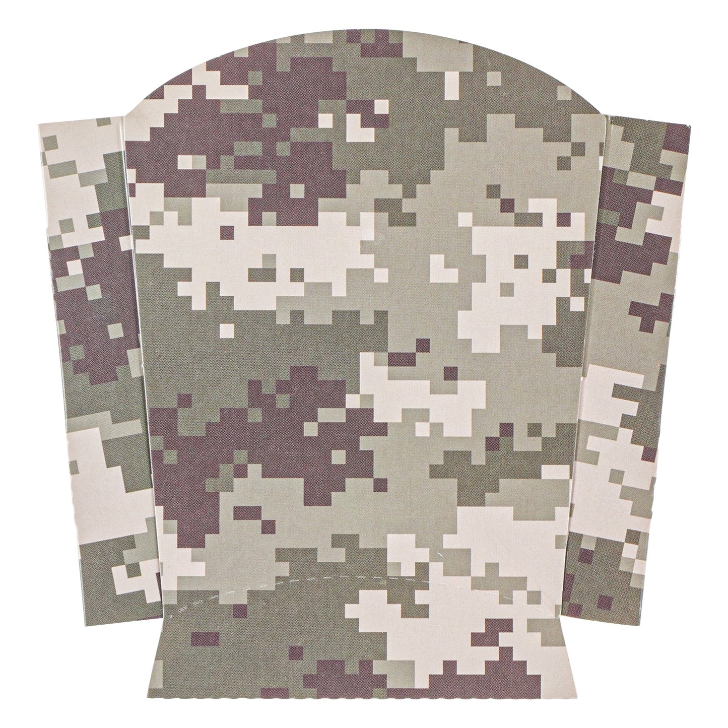 Bio Tek 3 oz Camouflage Paper Fry Cup / Snack Container - 4 1/2" x 3 1/4" x 3 3/4" - 100 count box