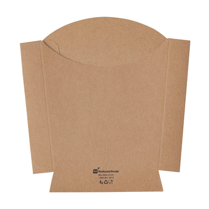 Bio Tek 3 oz Kraft Paper Fry Cup / Snack Container - 4 1/2" x 3 1/4" x 3 3/4" - 100 count box