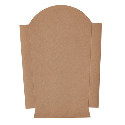 Bio Tek 4 oz Kraft Paper Fry Cup / Snack Container - 4 3/4" x 3 1/2" x 5" - 100 count box