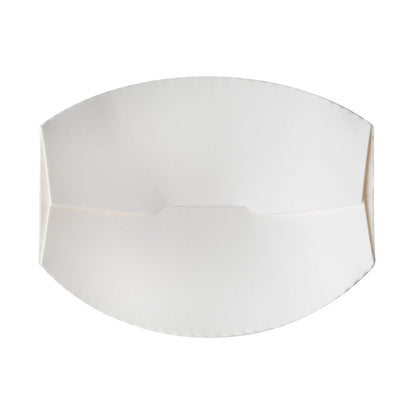 Bio Tek 20 oz Round White Paper To Go Fry Cup - 3 1/4" x 3 1/4" x 5" - 100 count box