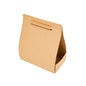 Bio Tek Kraft Paper To Go Lunch / Drink Carrier - with Handle - 8 3/4" x 4 1/4" x 8" - 100 count box