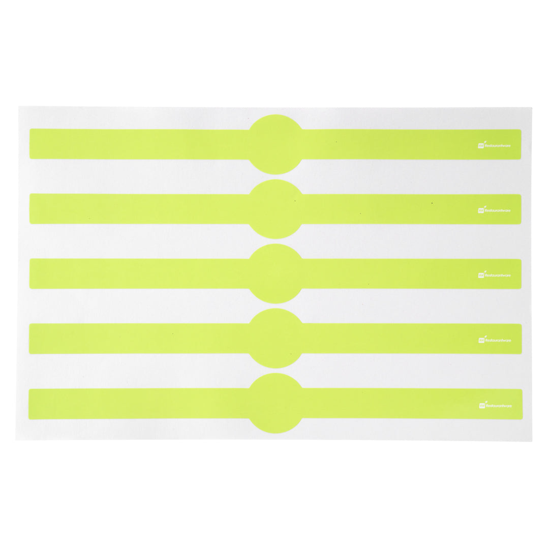 Chef 101 Eco Green Paper Packaging Band - Adhering - 12" - 100 count box