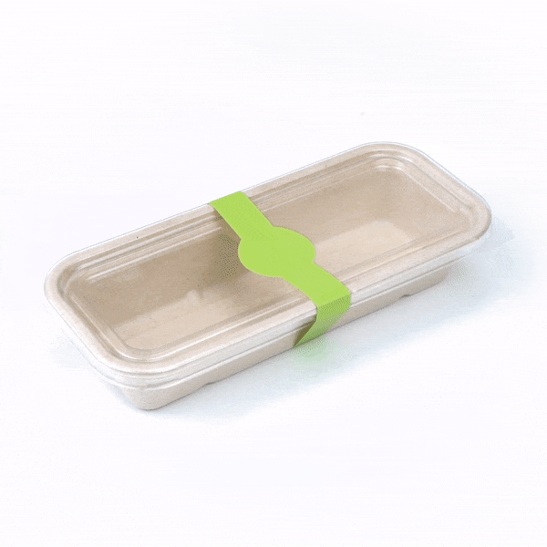 Chef 101 Eco Green Paper Packaging Band - Adhering - 12" - 100 count box