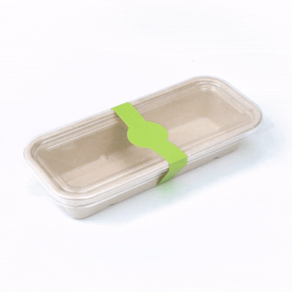 Chef 101 Eco Green Paper Packaging Band - Adhering - 12" - 100 count box