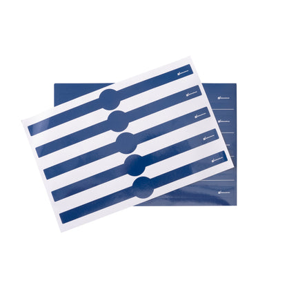 Chef 101 Midnight Blue Paper Packaging Band - Adhering - 12" - 100 count box