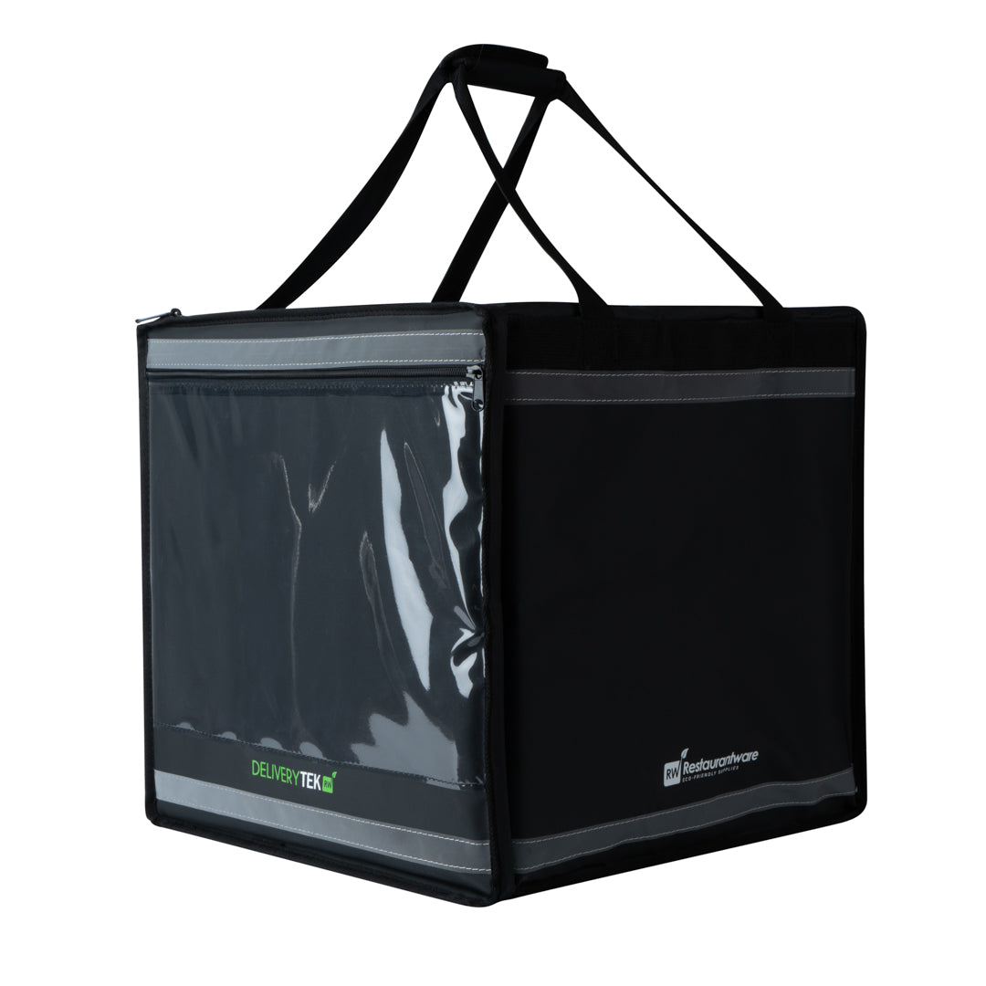 Cater Tek Black Insulated Food Delivery / Catering Bag - with Removable Insert - 17 3/4" - 1 count box