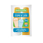 Restpresso 12 oz Yellow Paper Ripple Wall Coffee Cup - with White Lid - 3 1/2" x 3 1/2" x 5" - 200 count box