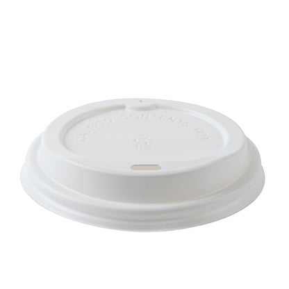 Restpresso 12 oz Midnight Blue Paper Ripple Wall Coffee Cup - with White Lid - 3 1/2" x 3 1/2" x 5" - 20 count box